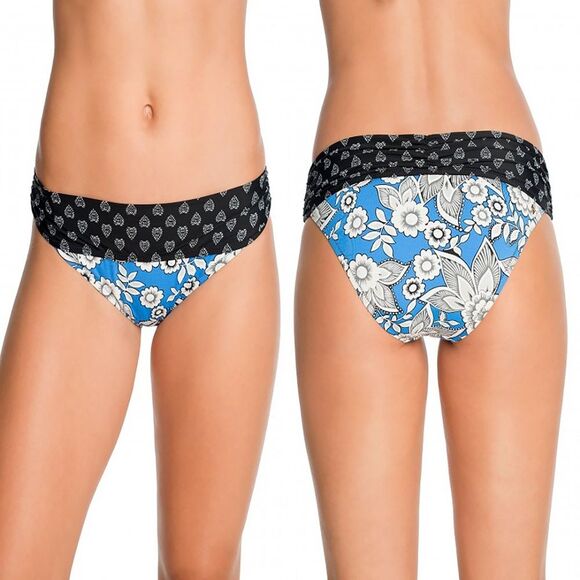 Vera Bradley Bikini Bottom Womens Lotus Leaf Piper Floral Damask Beach Summer - Picture 1 of 6